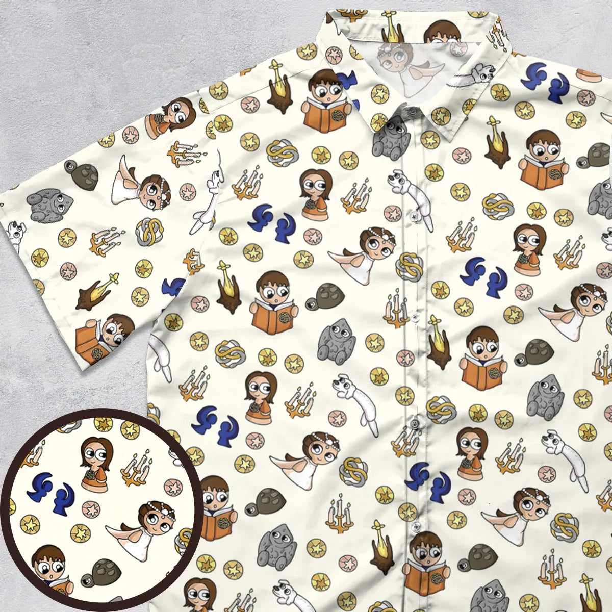 Short Sleeve Button Shirt - YL6V879K