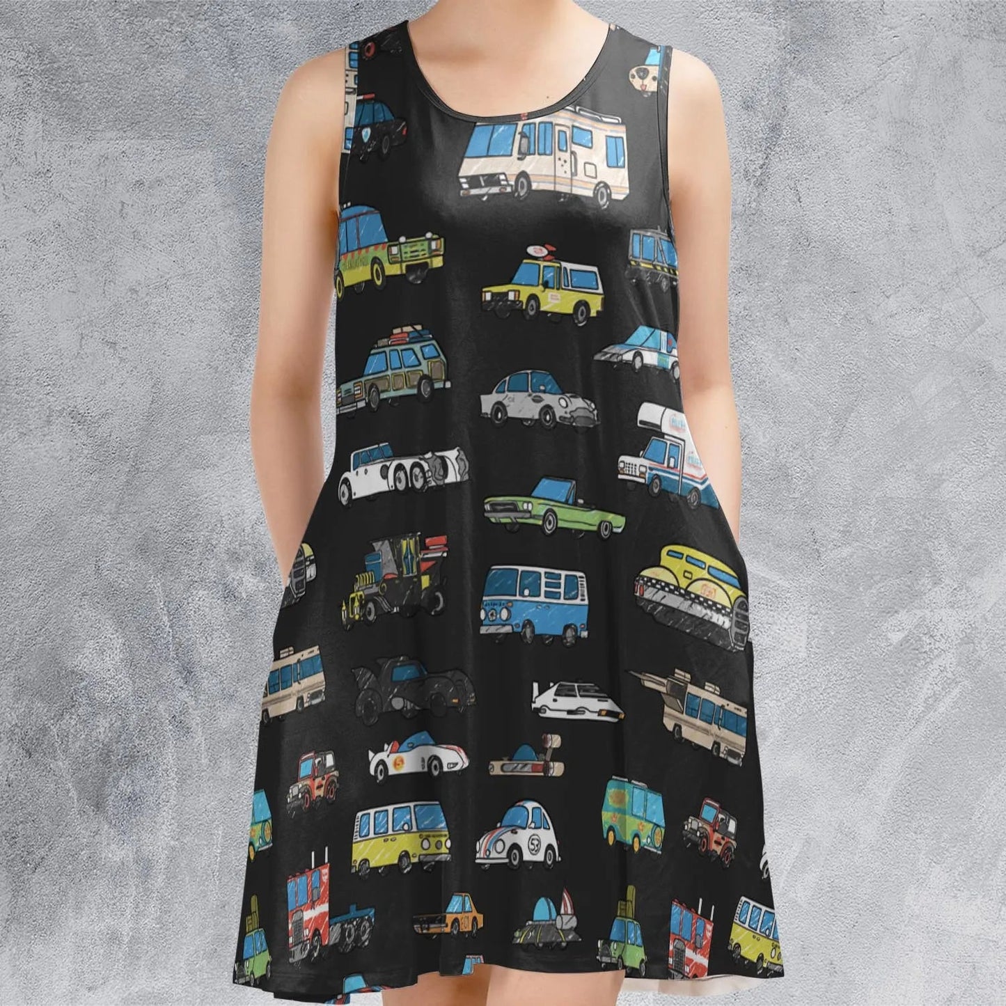 Casual Sleeveless Dress - LD6U18WQ
