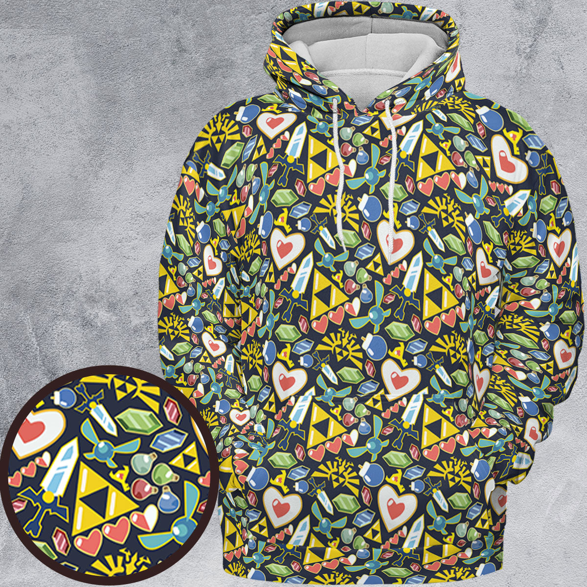 Full Print Hoodie - C5UZMTYW