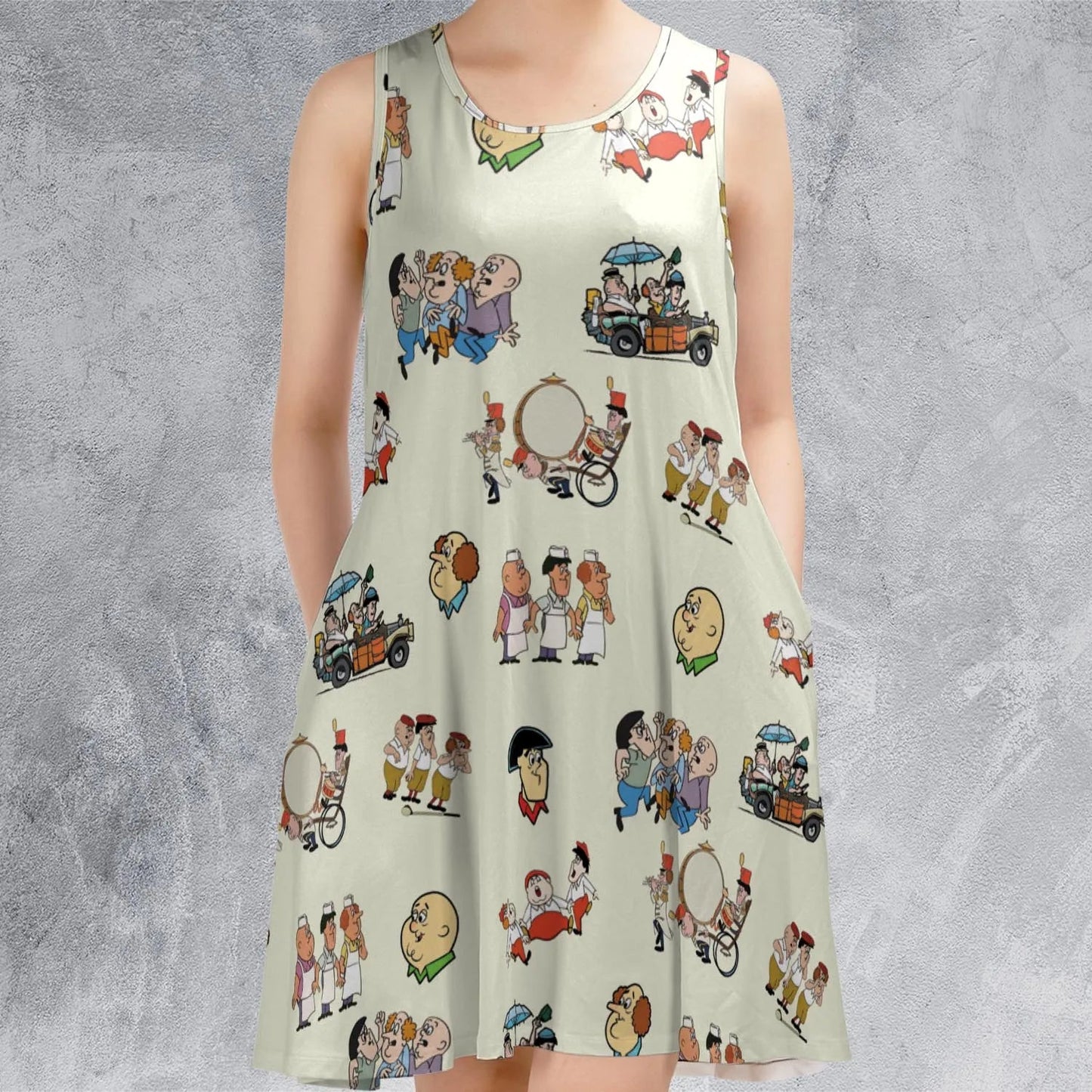 Casual Sleeveless Dress - PXTYWNDG