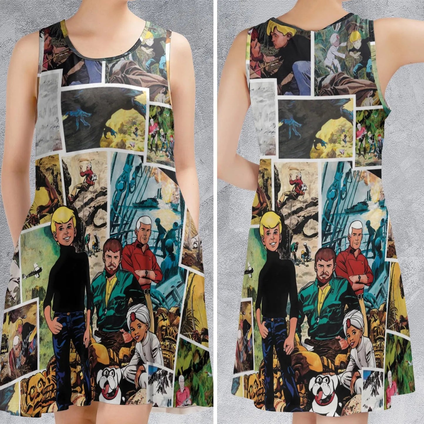 Casual Sleeveless Dress - XS4RTQP2