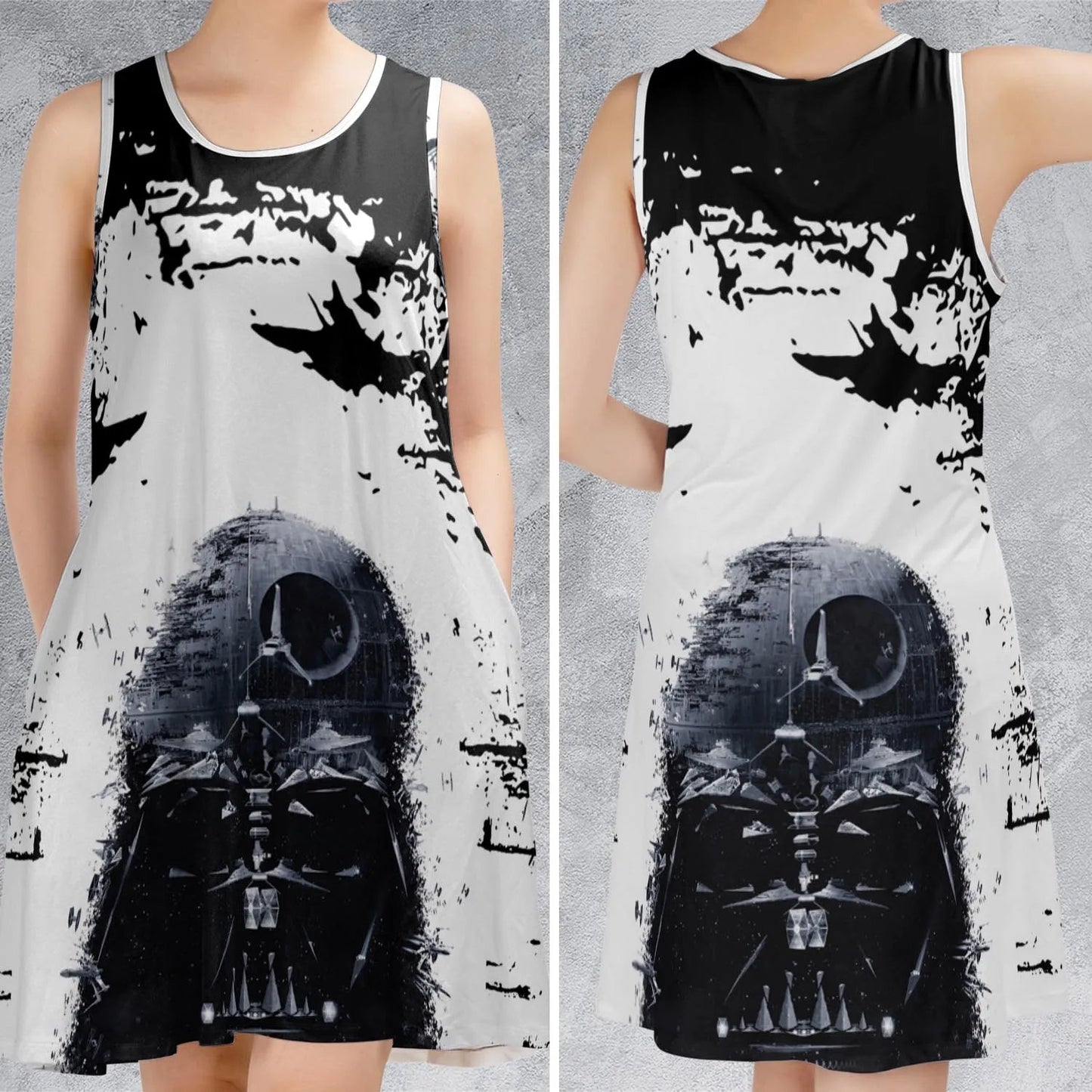 Casual Sleeveless Dress - V4USPVKW