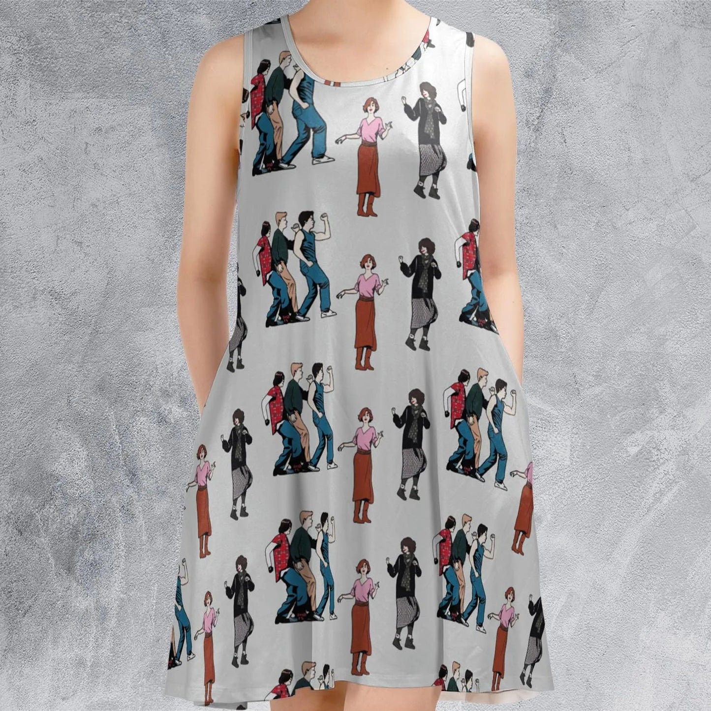 Casual Sleeveless Dress - 666BJFCQ