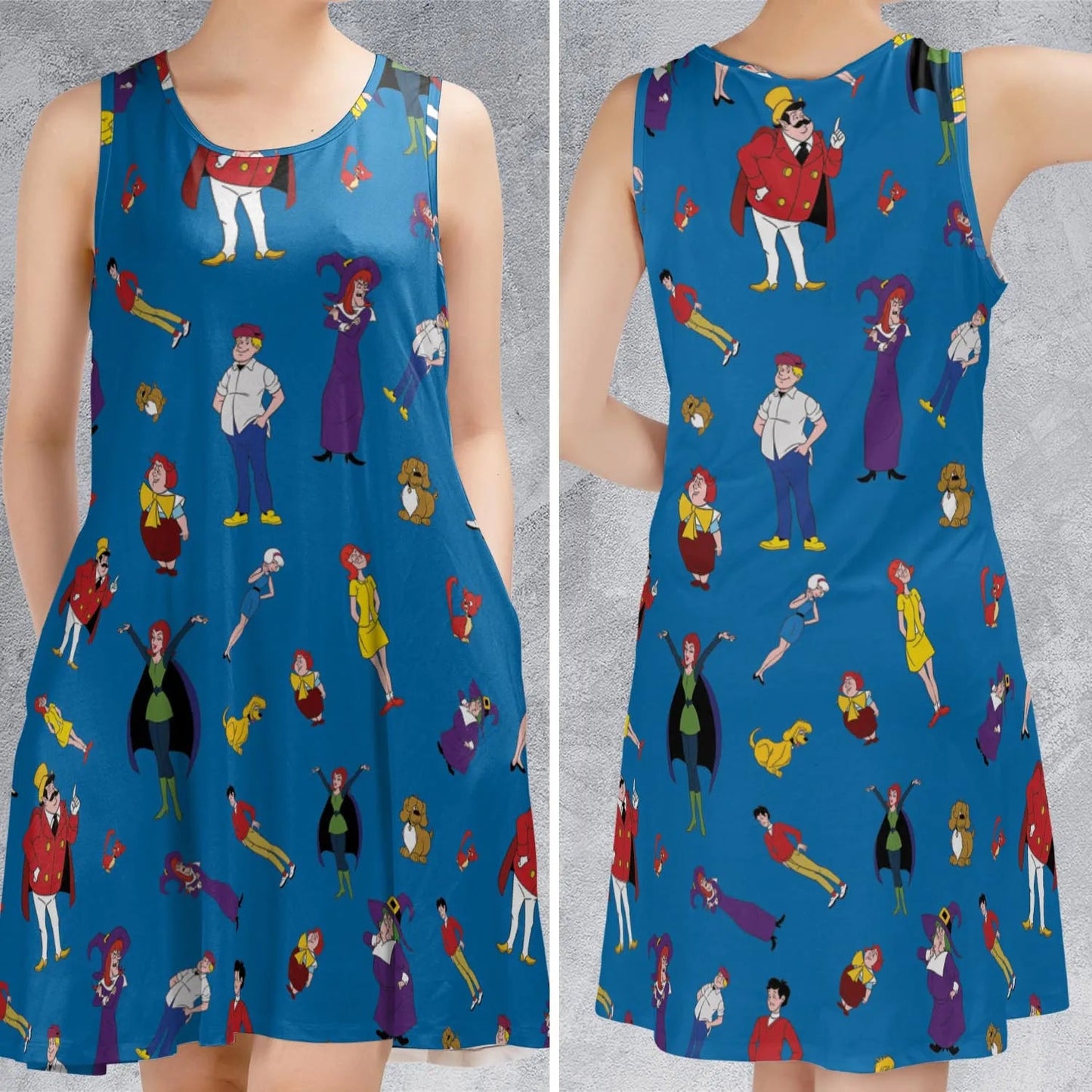 Casual Sleeveless Dress - C1QD5NH1