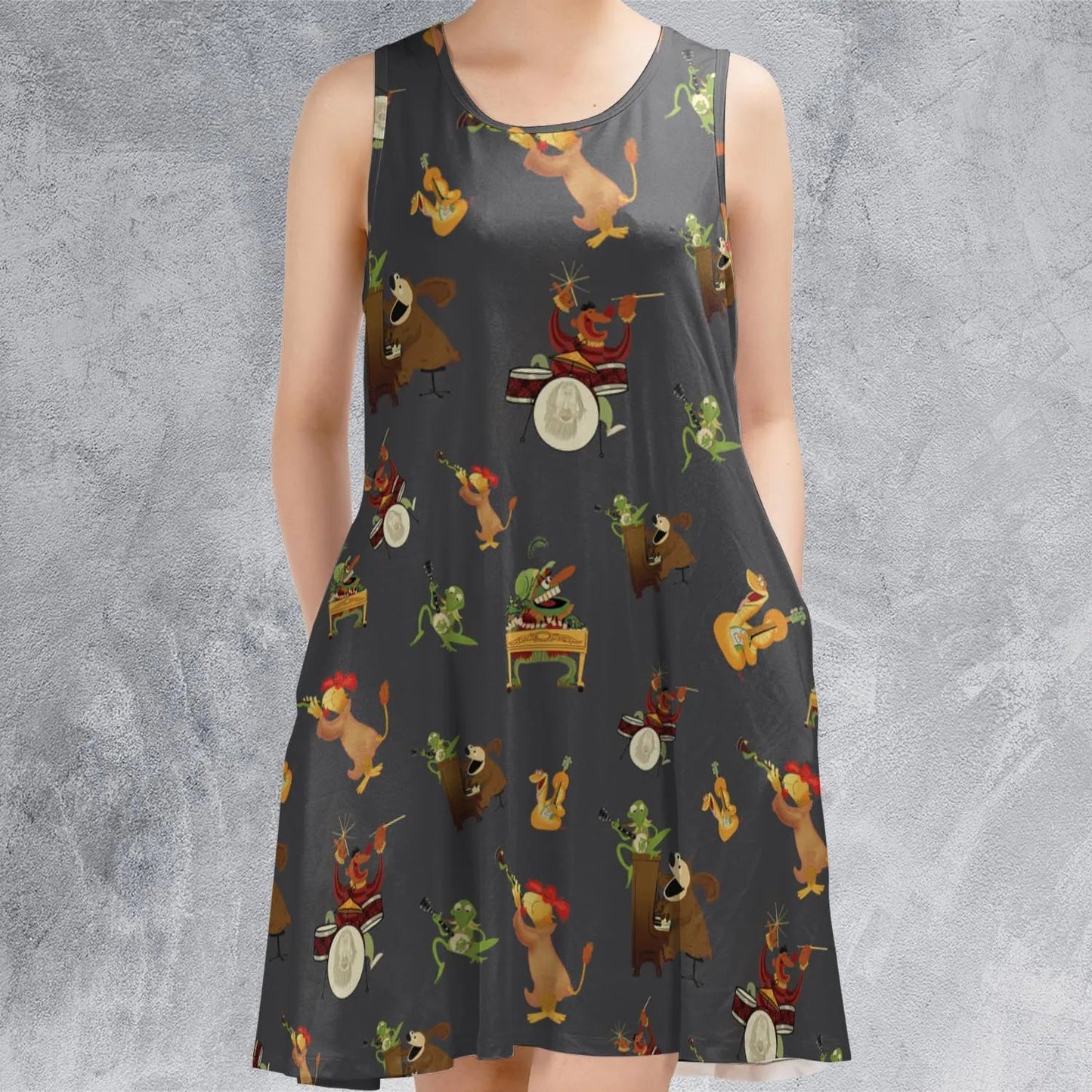 Casual Sleeveless Dress - T98QZAZM