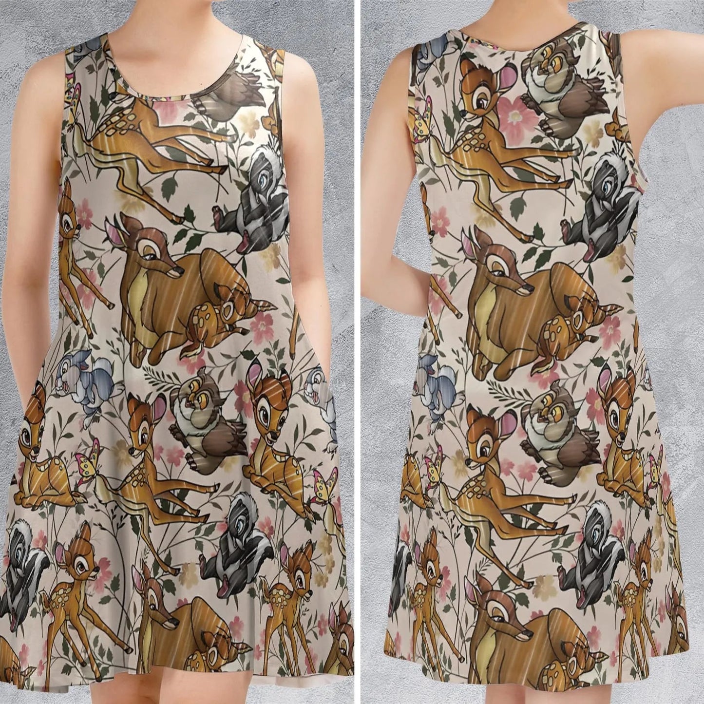 Casual Sleeveless Dress - XE9L9JML