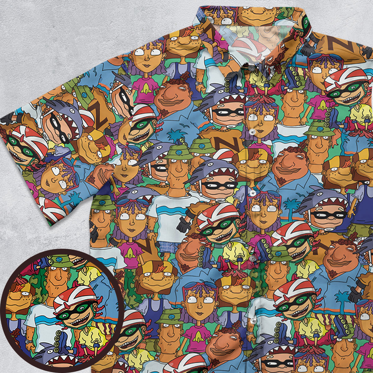 Short Sleeve Button Shirt - XLBBPURN