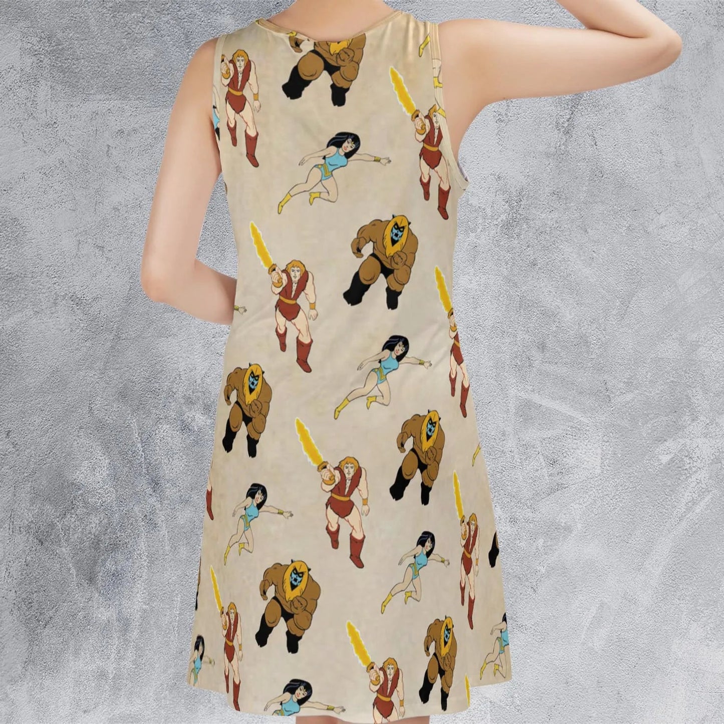 Casual Sleeveless Dress - GDN1B184