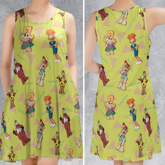 Casual Sleeveless Dress - 8VKYLLVQ