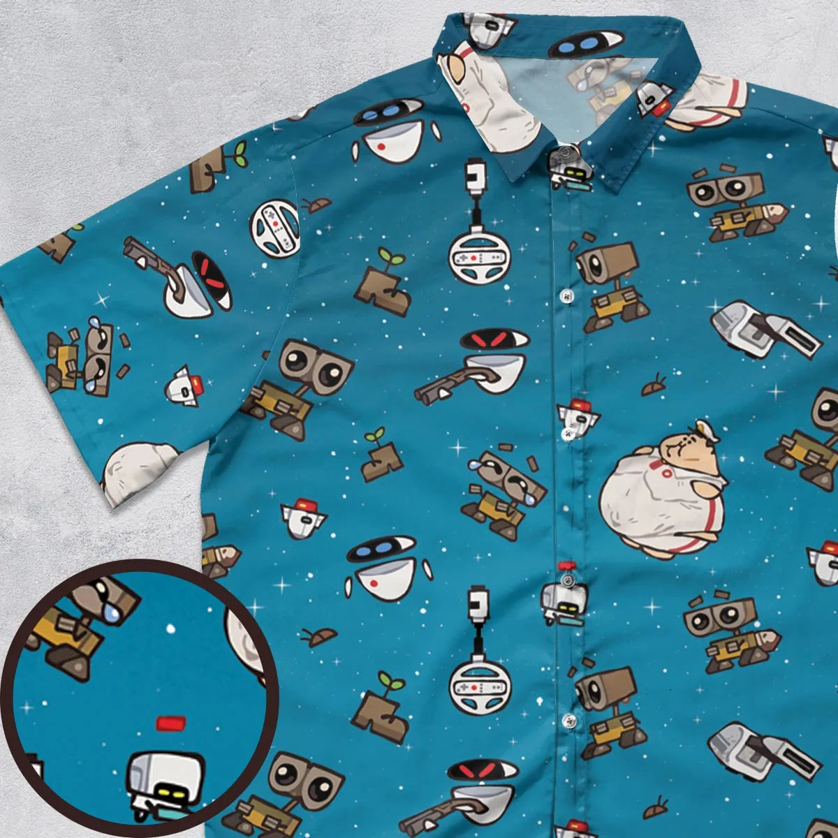 Short Sleeve Button Shirt - T33V61GA