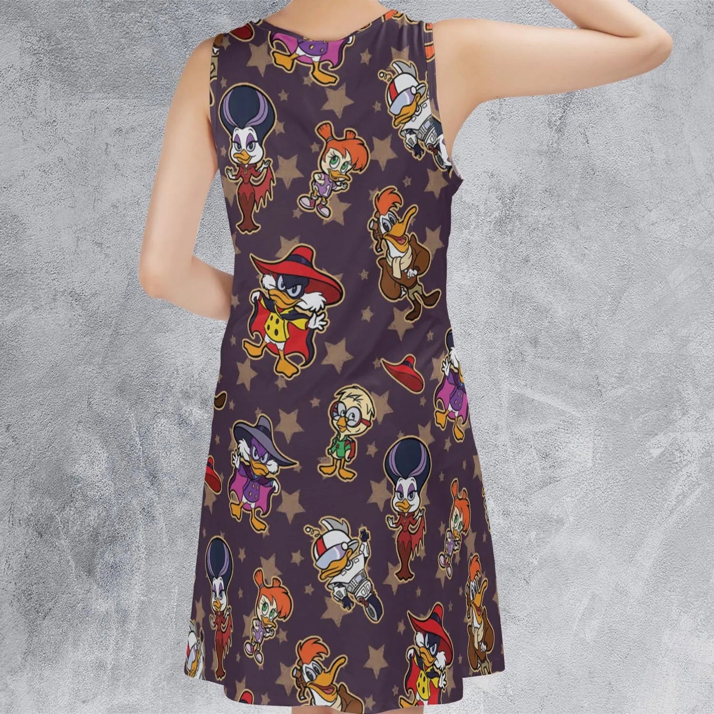 Casual Sleeveless Dress - BGAS7Y1K