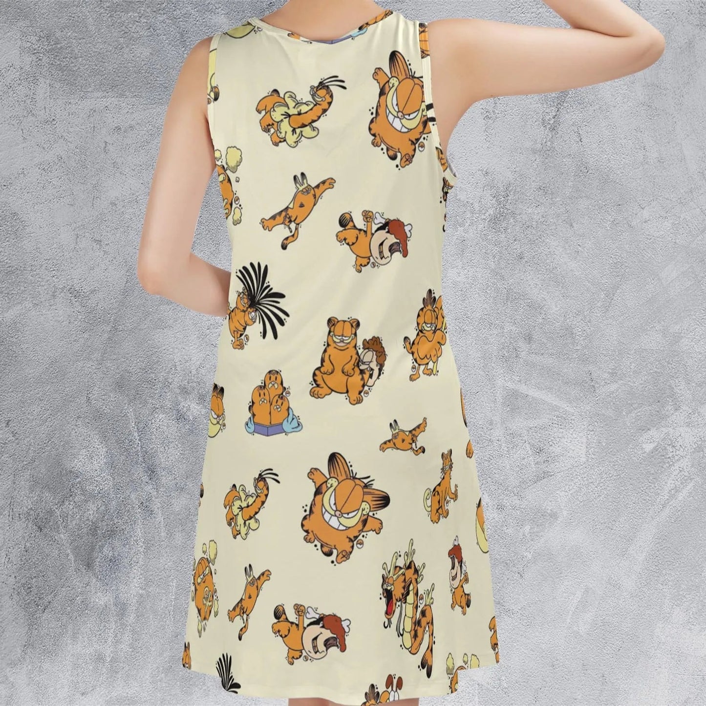 Casual Sleeveless Dress - DVL3ESXH