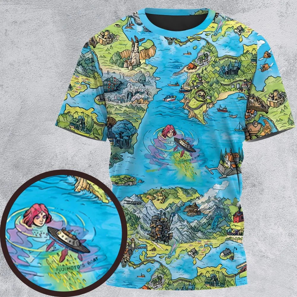 Full Print T-Shirt - FM5T3YU4