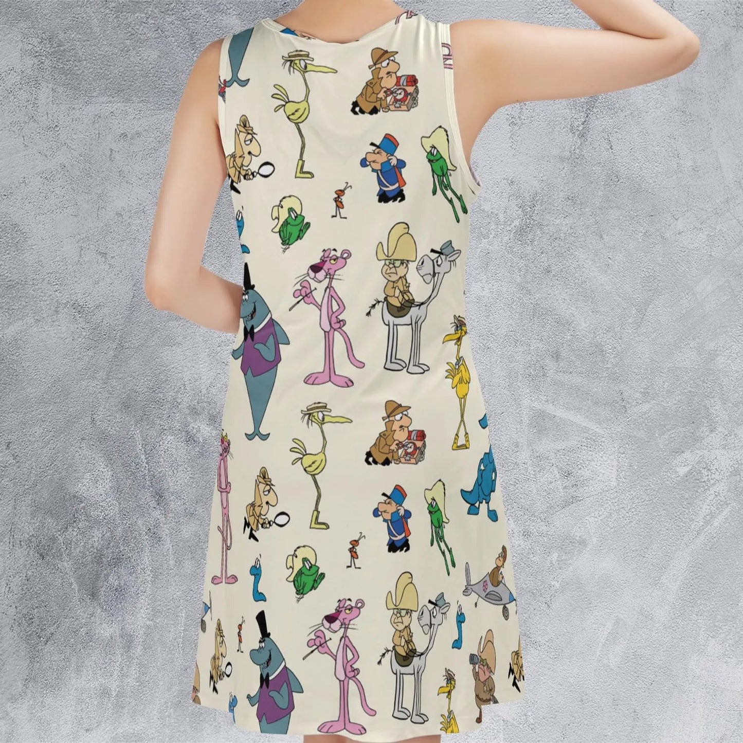 Casual Sleeveless Dress - UF51YEYR