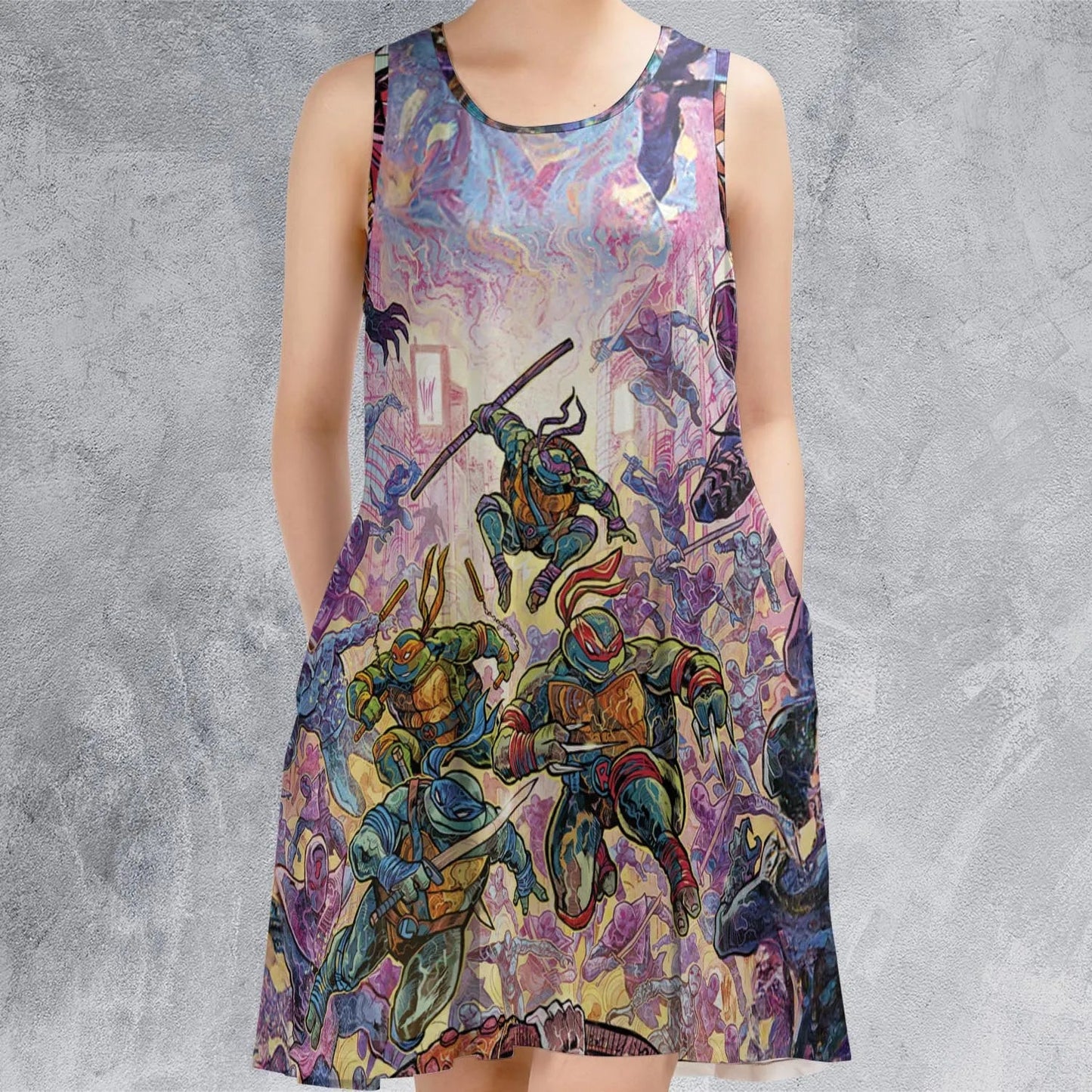 Casual Sleeveless Dress - 7Q8UQYZ6