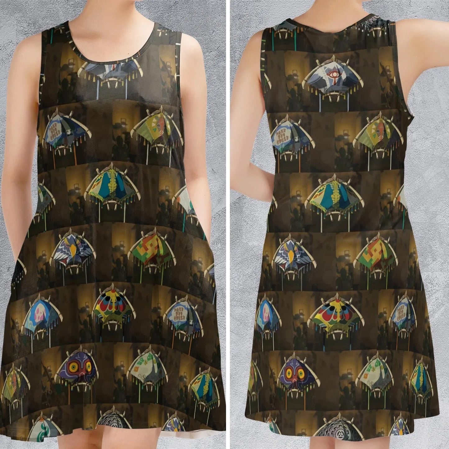 Casual Sleeveless Dress - TTVL7N6E