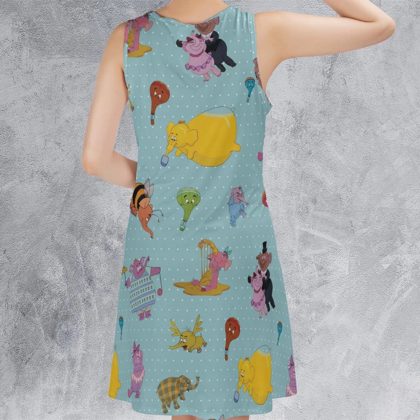 Casual Sleeveless Dress - 1XA6N2Z2