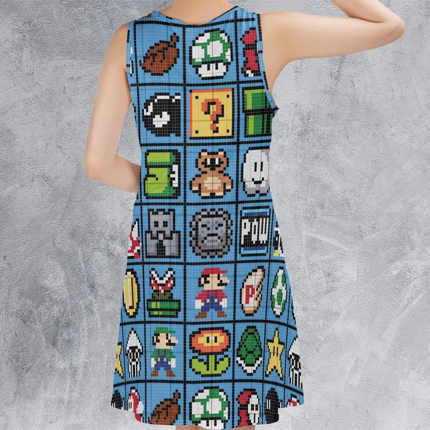 Casual Sleeveless Dress - 9MEQJFFG