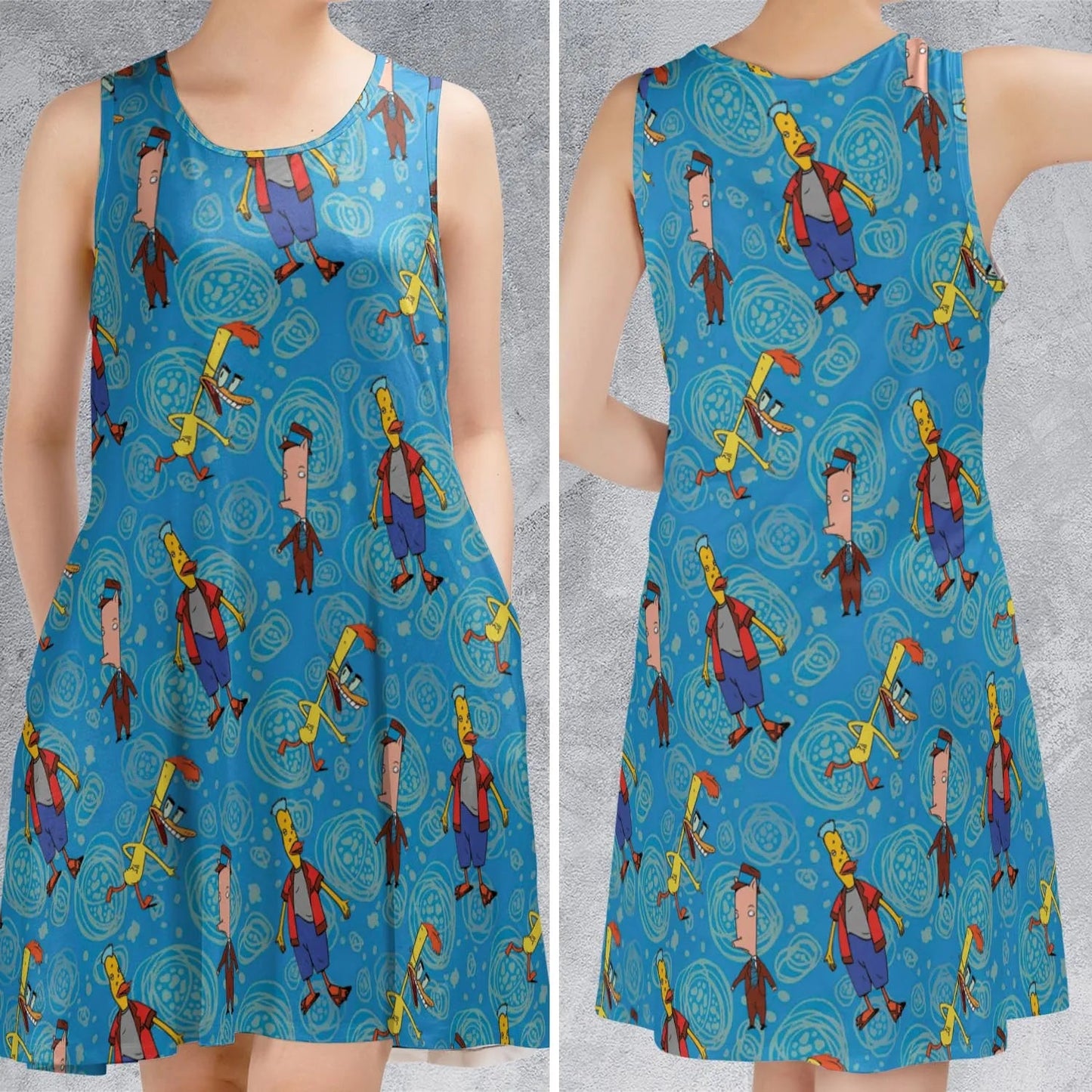 Casual Sleeveless Dress - 8RPDTCCG