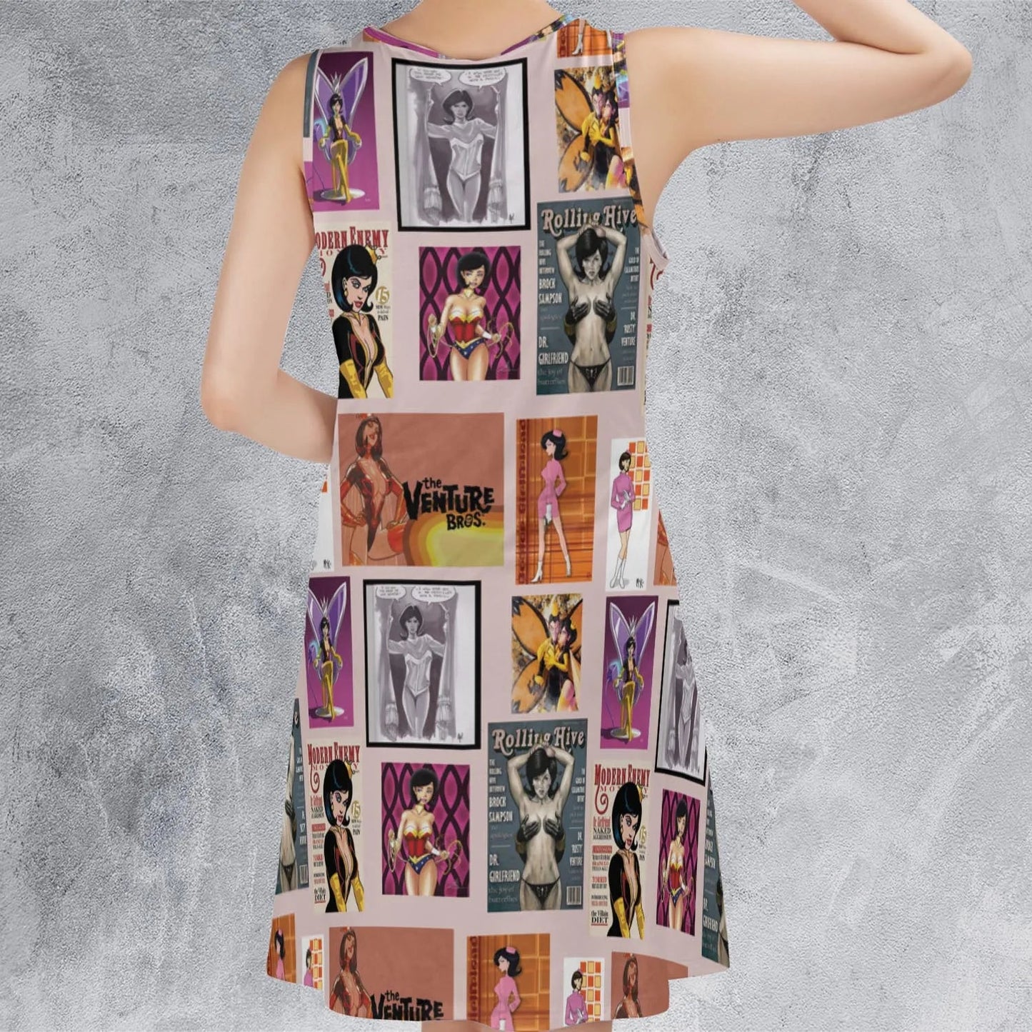 Casual Sleeveless Dress - TF9NSYKC