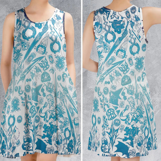Casual Sleeveless Dress - 7A66P26X