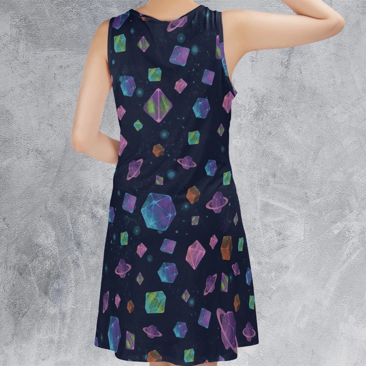 Casual Sleeveless Dress - JNS4MNF2