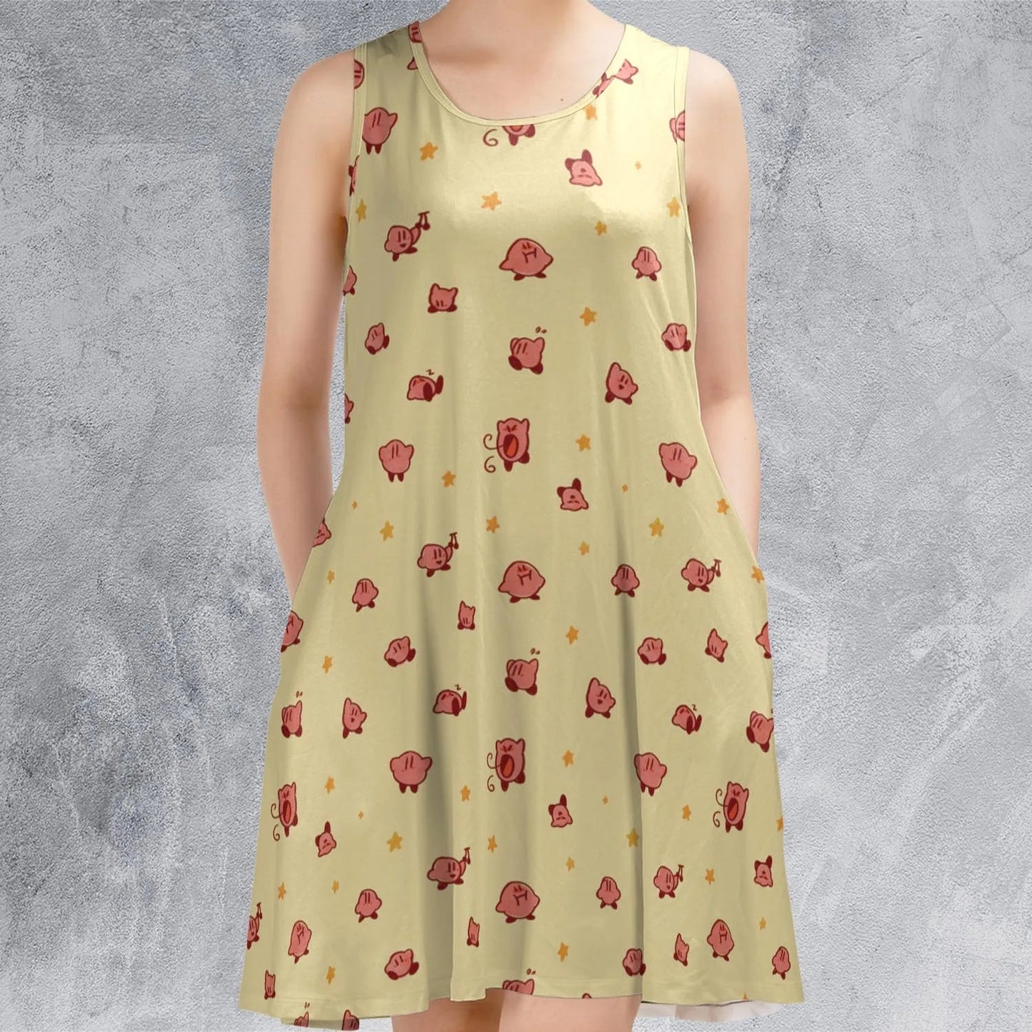 Casual Sleeveless Dress - 5BW7P7KB