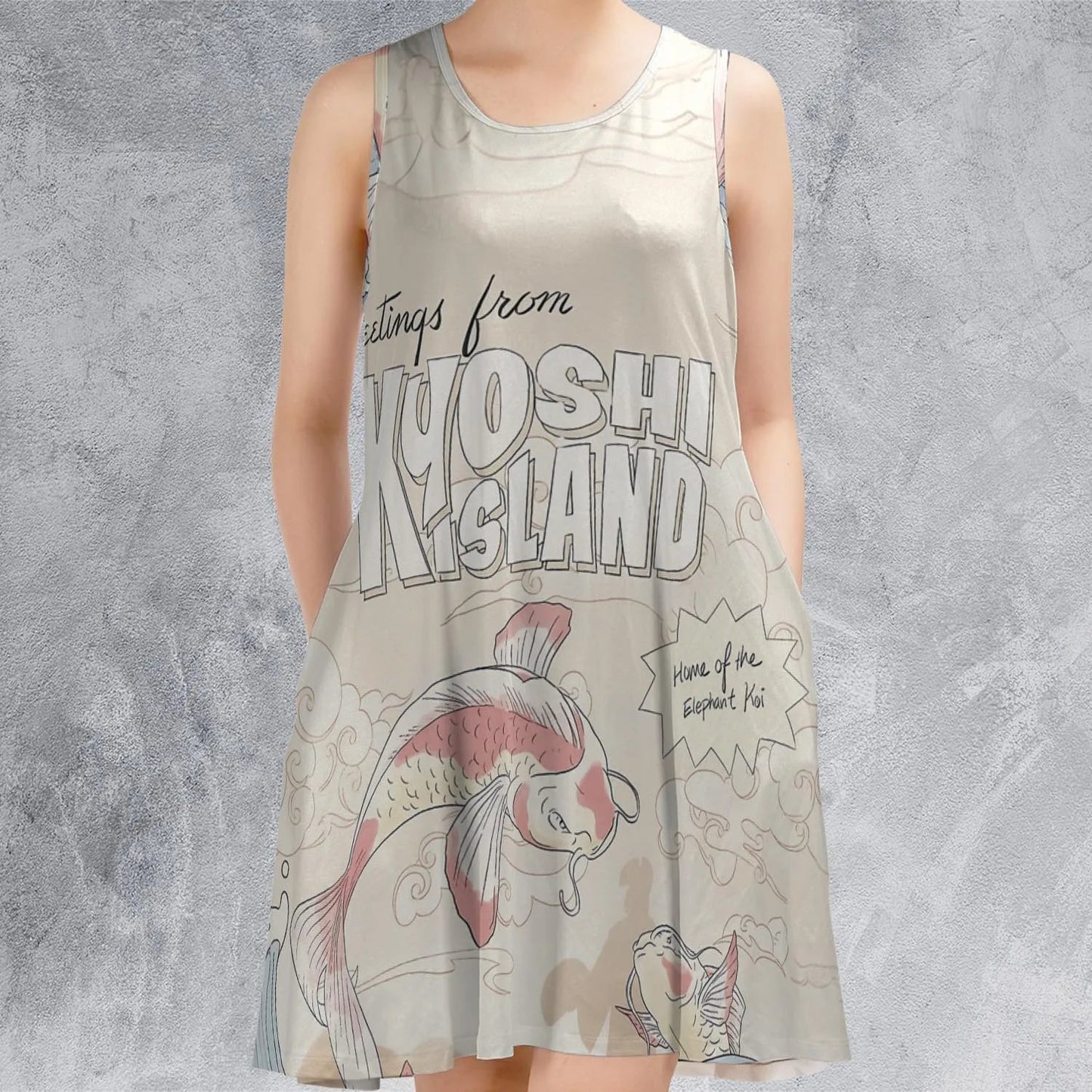 Casual Sleeveless Dress - QWNTUPV3