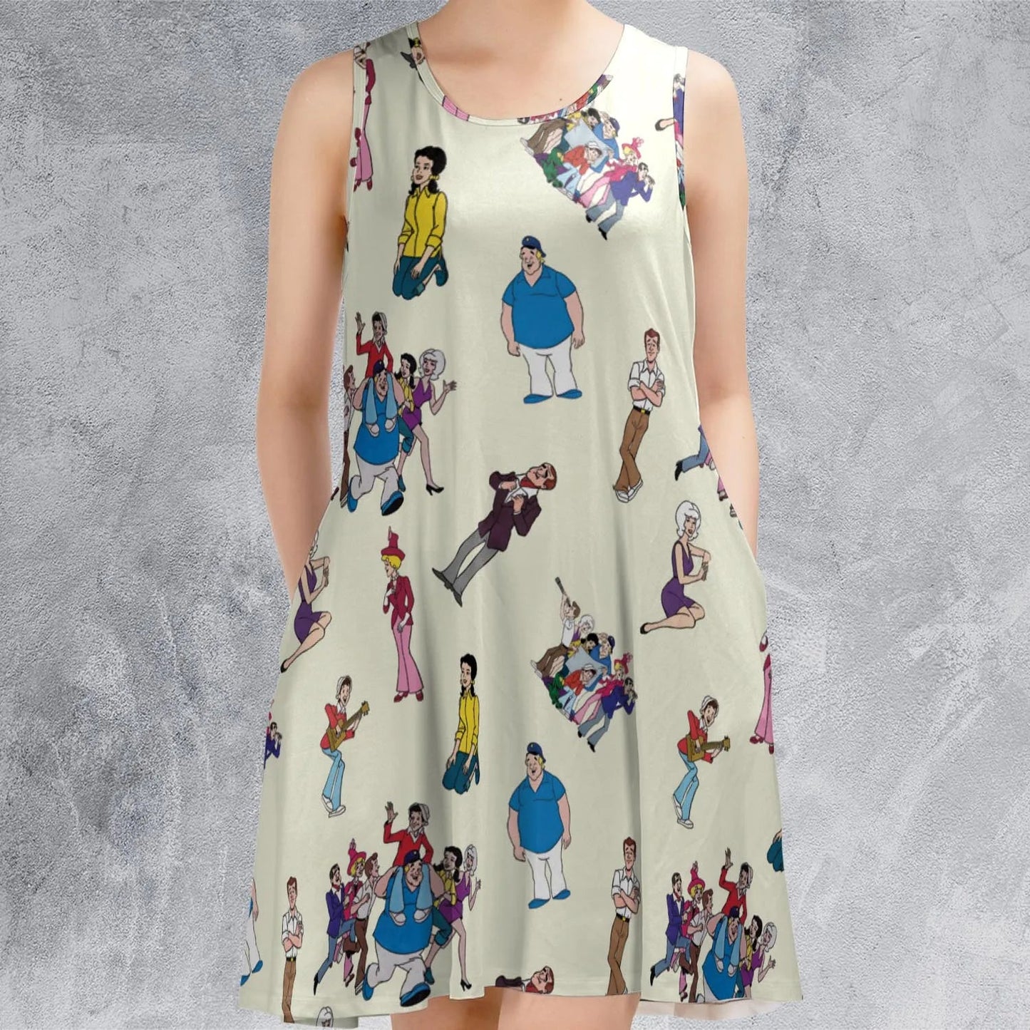 Casual Sleeveless Dress - CGL57X2Y