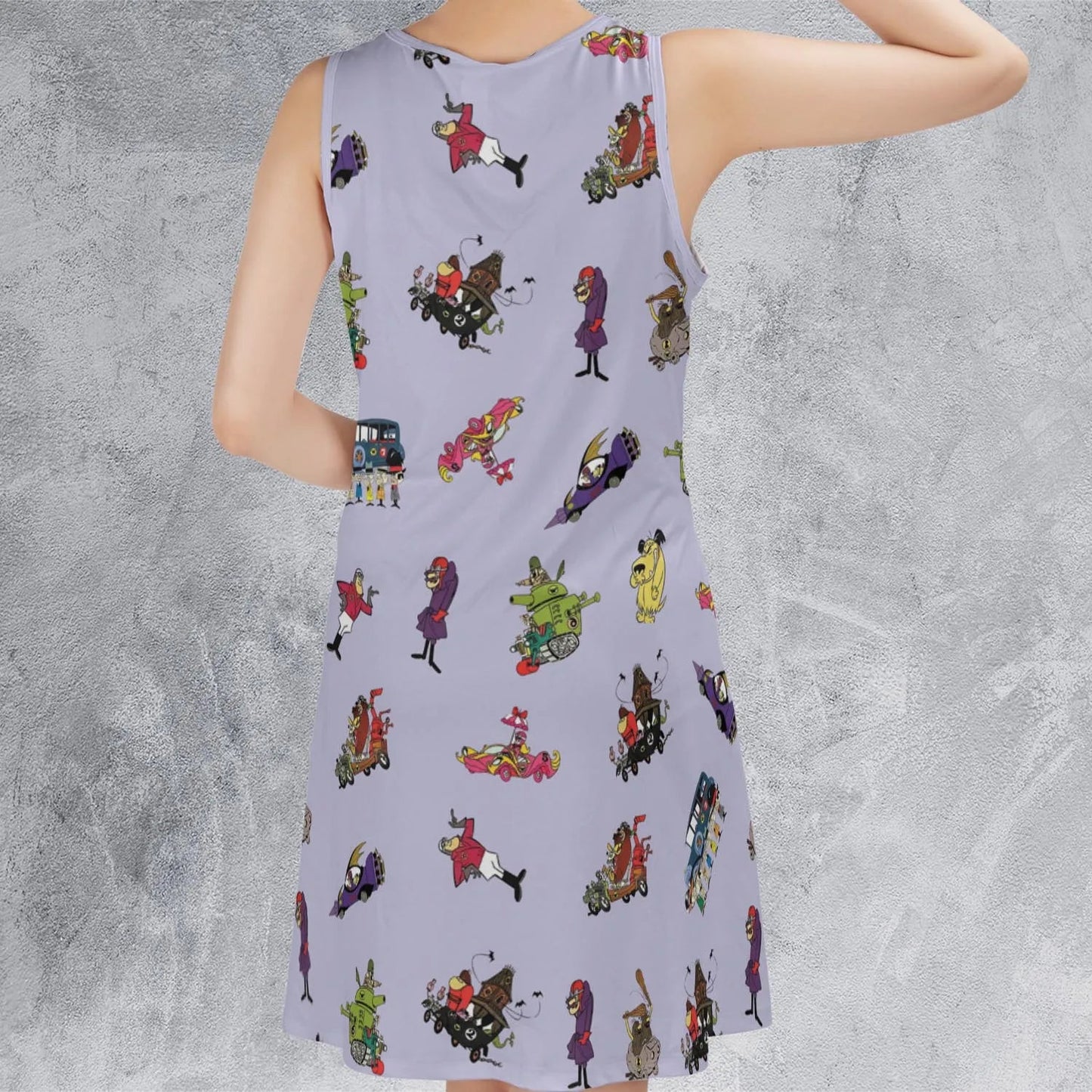 Casual Sleeveless Dress - KT4BNLEZ