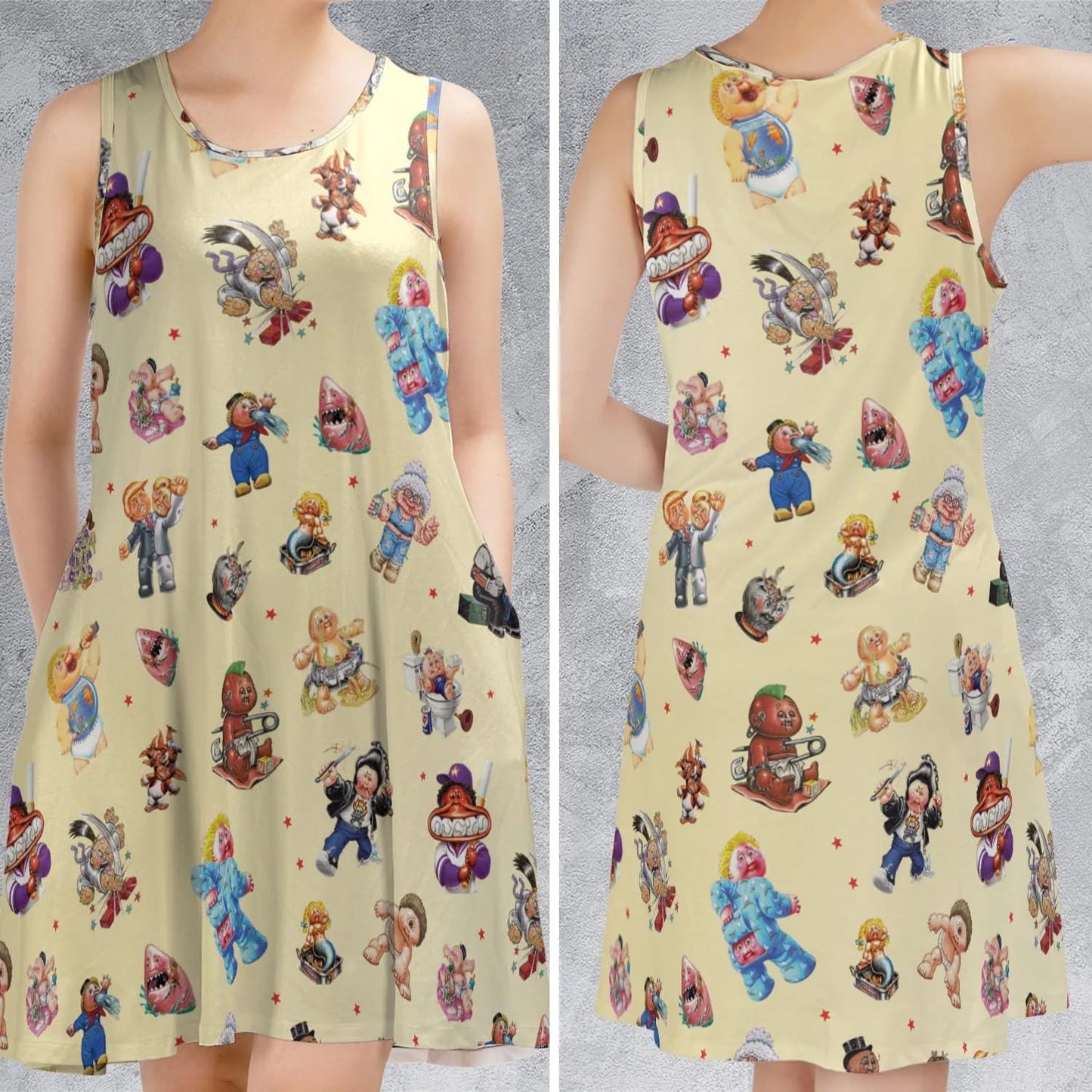 Casual Sleeveless Dress - HMZWNAB8