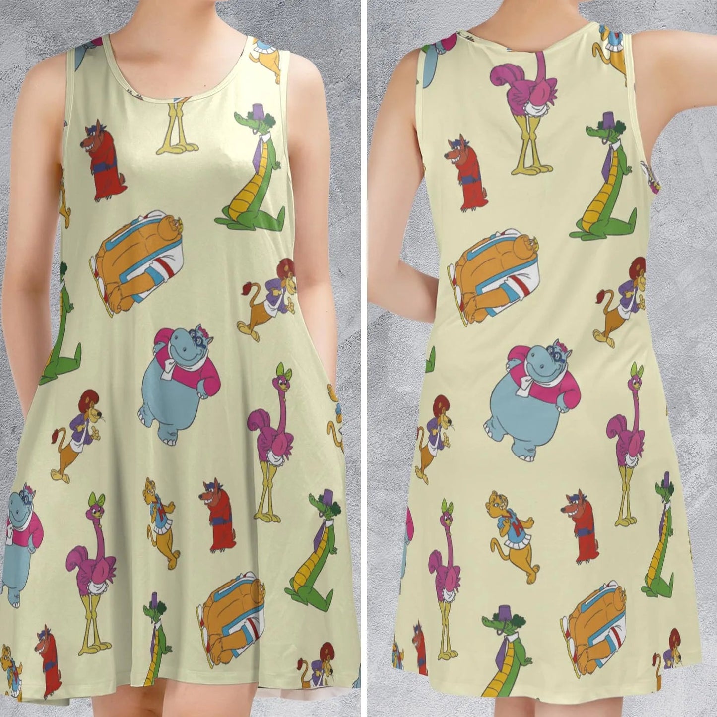 Casual Sleeveless Dress - JF9Z5RE7