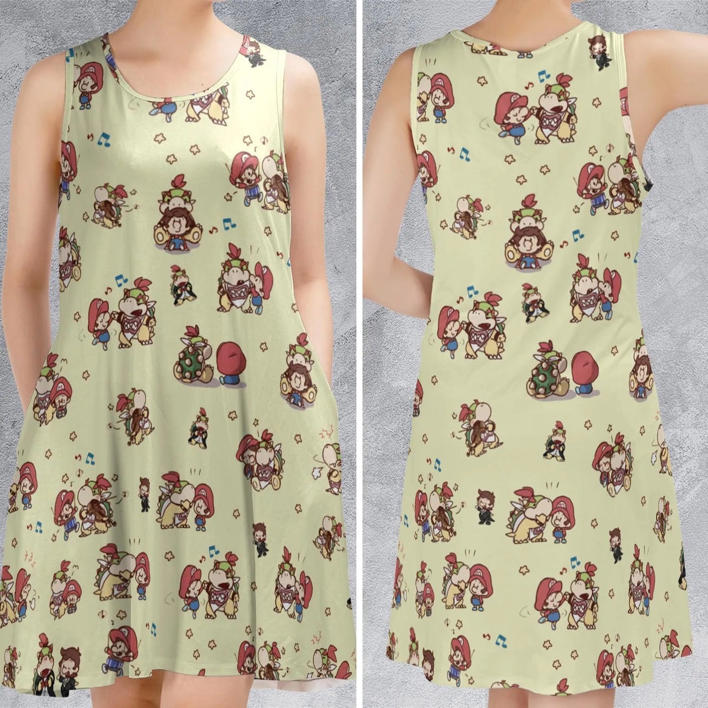 Casual Sleeveless Dress - RB82N27N