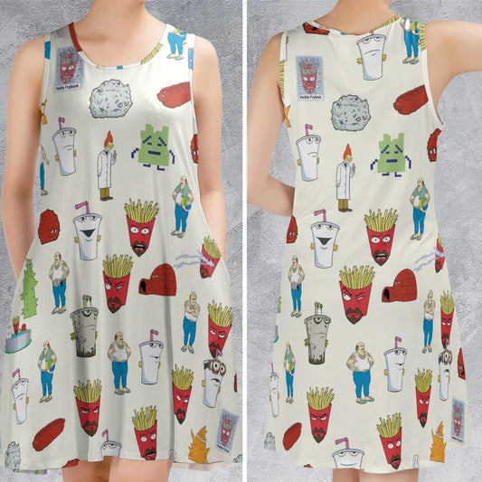 Casual Sleeveless Dress - 1HATM6YY