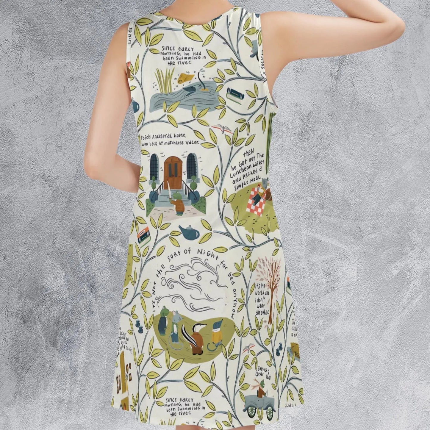 Casual Sleeveless Dress - VNAZ1YEQ
