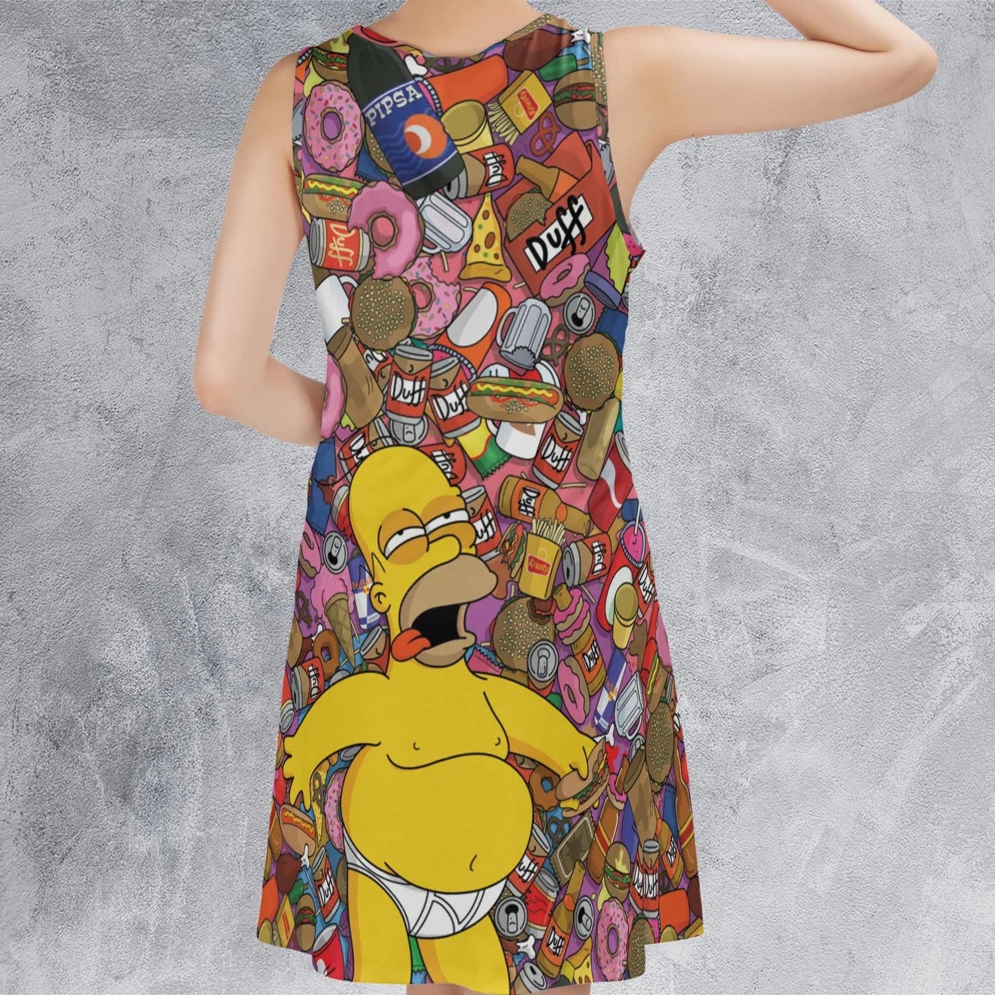 Casual Sleeveless Dress - UJDS2FAU