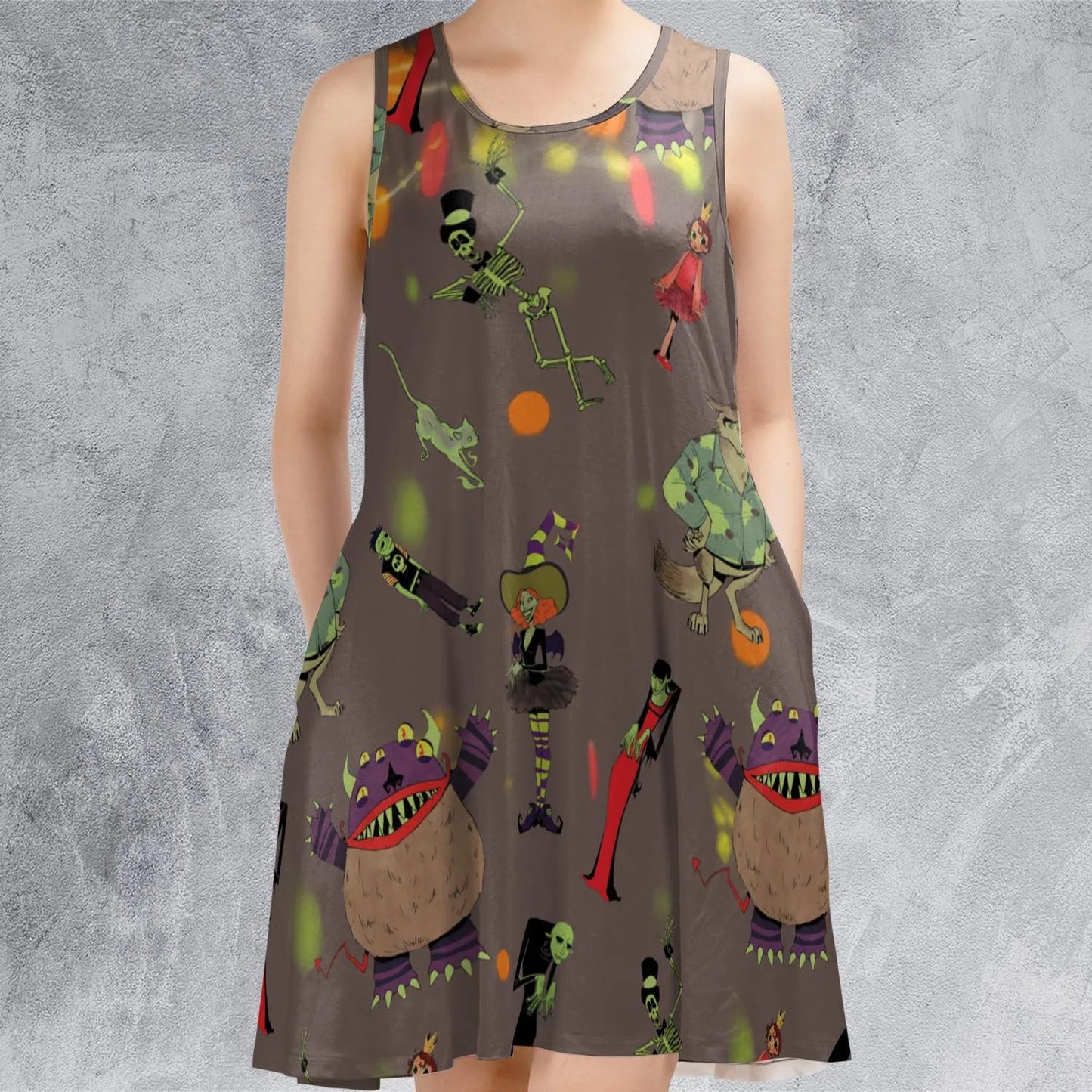 Casual Sleeveless Dress - U1X1JQ8T