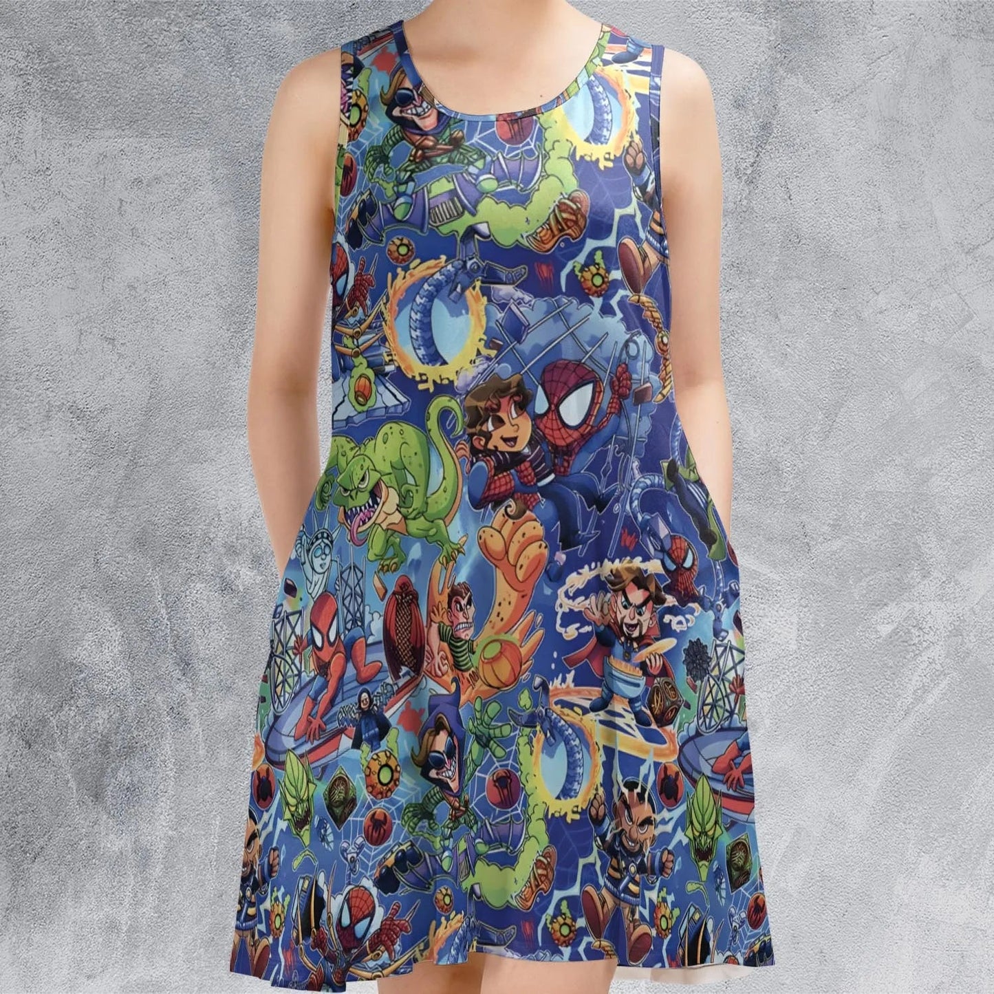 Casual Sleeveless Dress - 2GLAG174