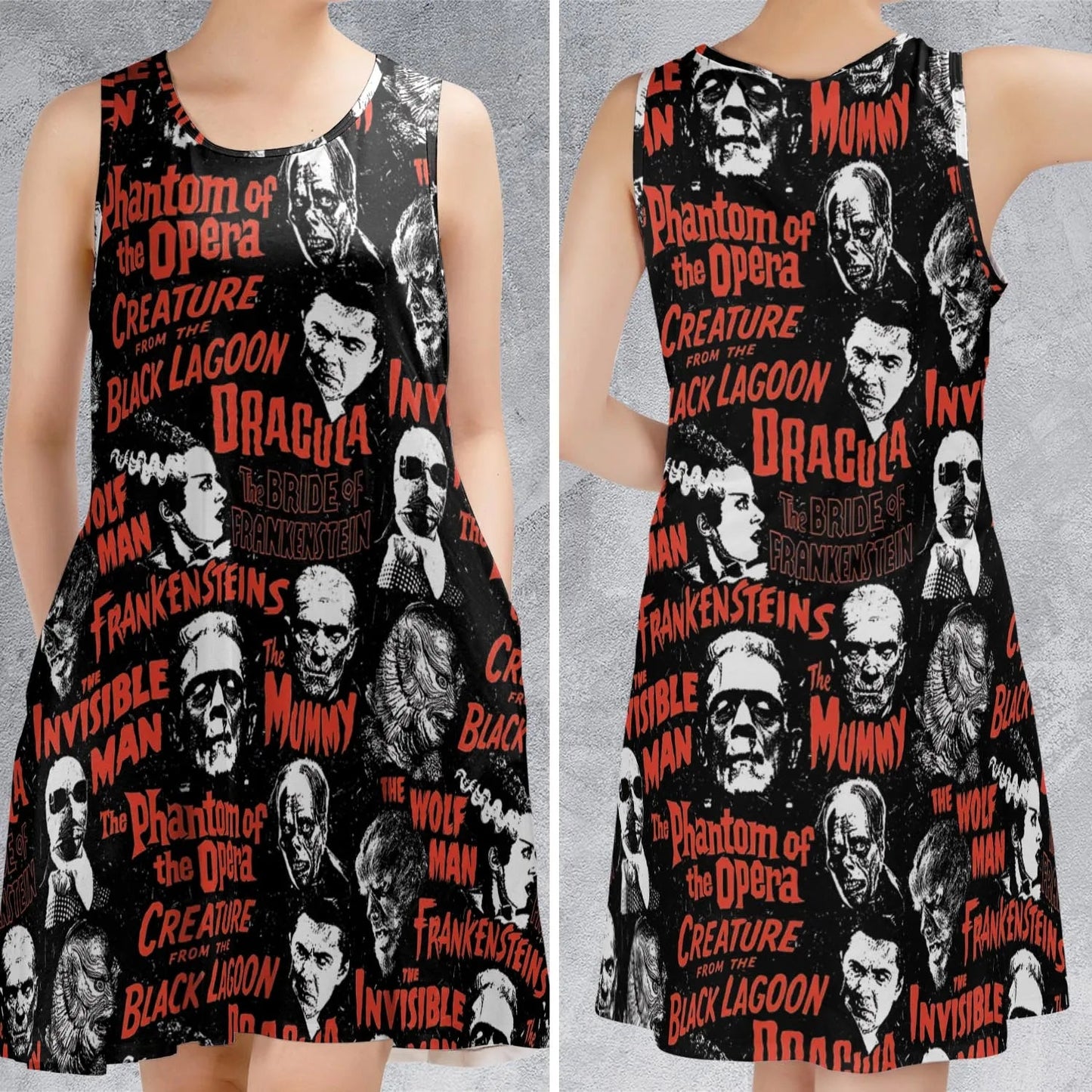 Casual Sleeveless Dress - PWQKUNJ8