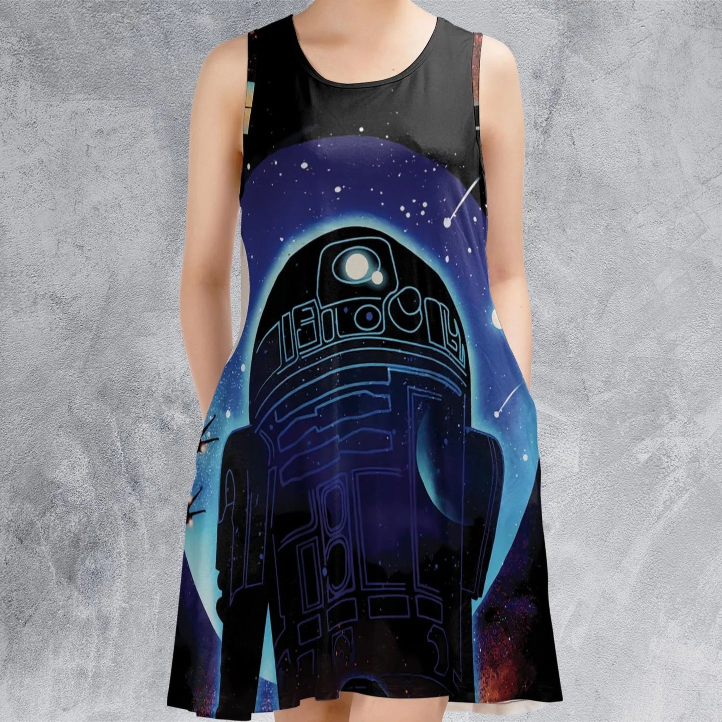 Casual Sleeveless Dress - 6UFS998A