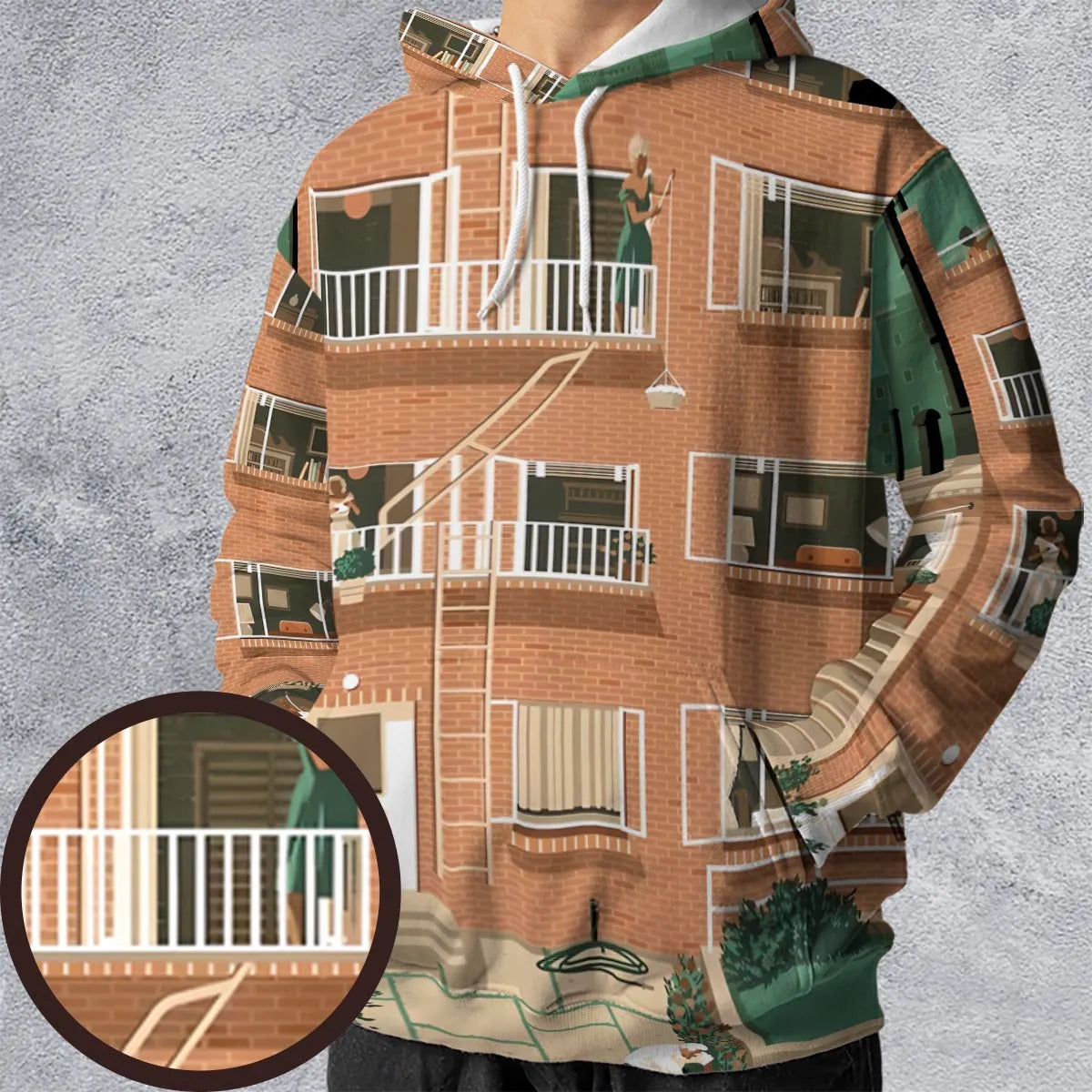 Full Print Hoodie - 85VWAEH4