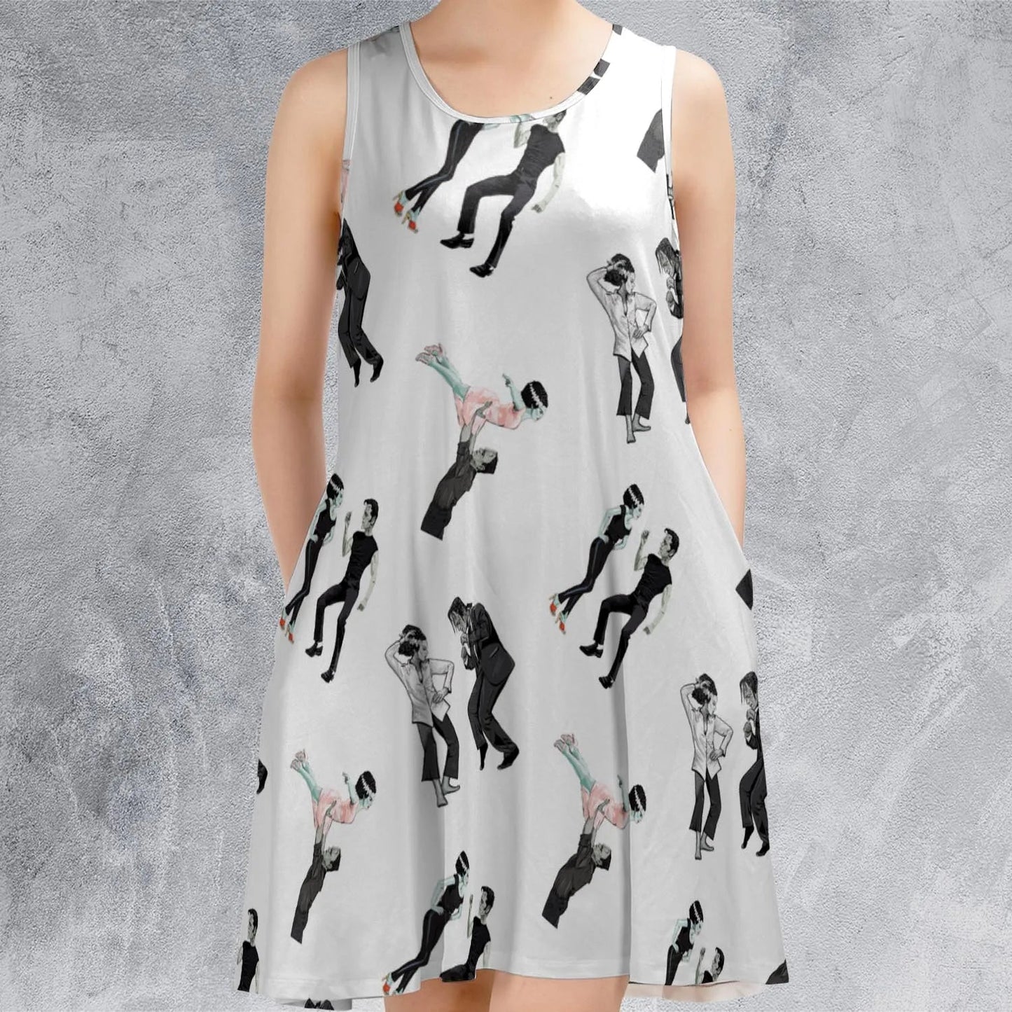 Casual Sleeveless Dress - J3CDNN6F