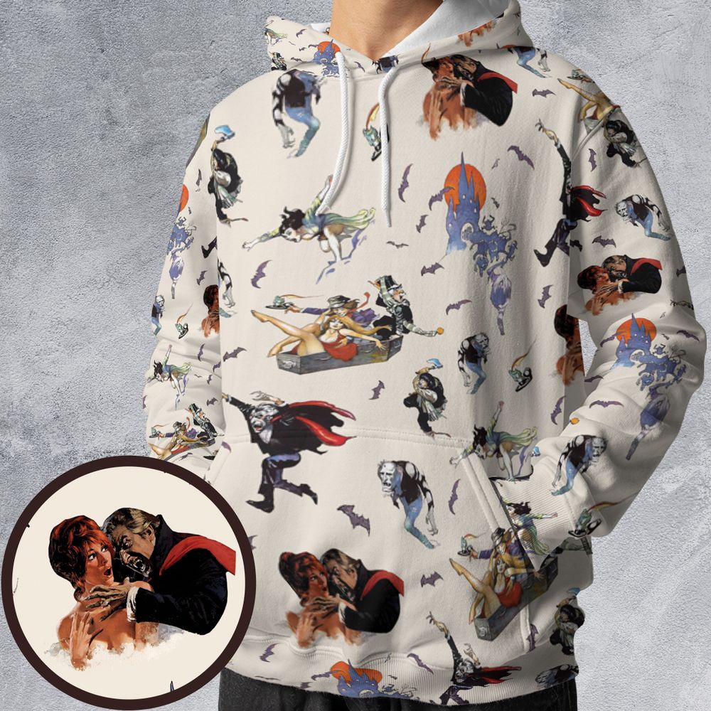 All-over Print Hoodie - 3BDU1D89 -  - 1