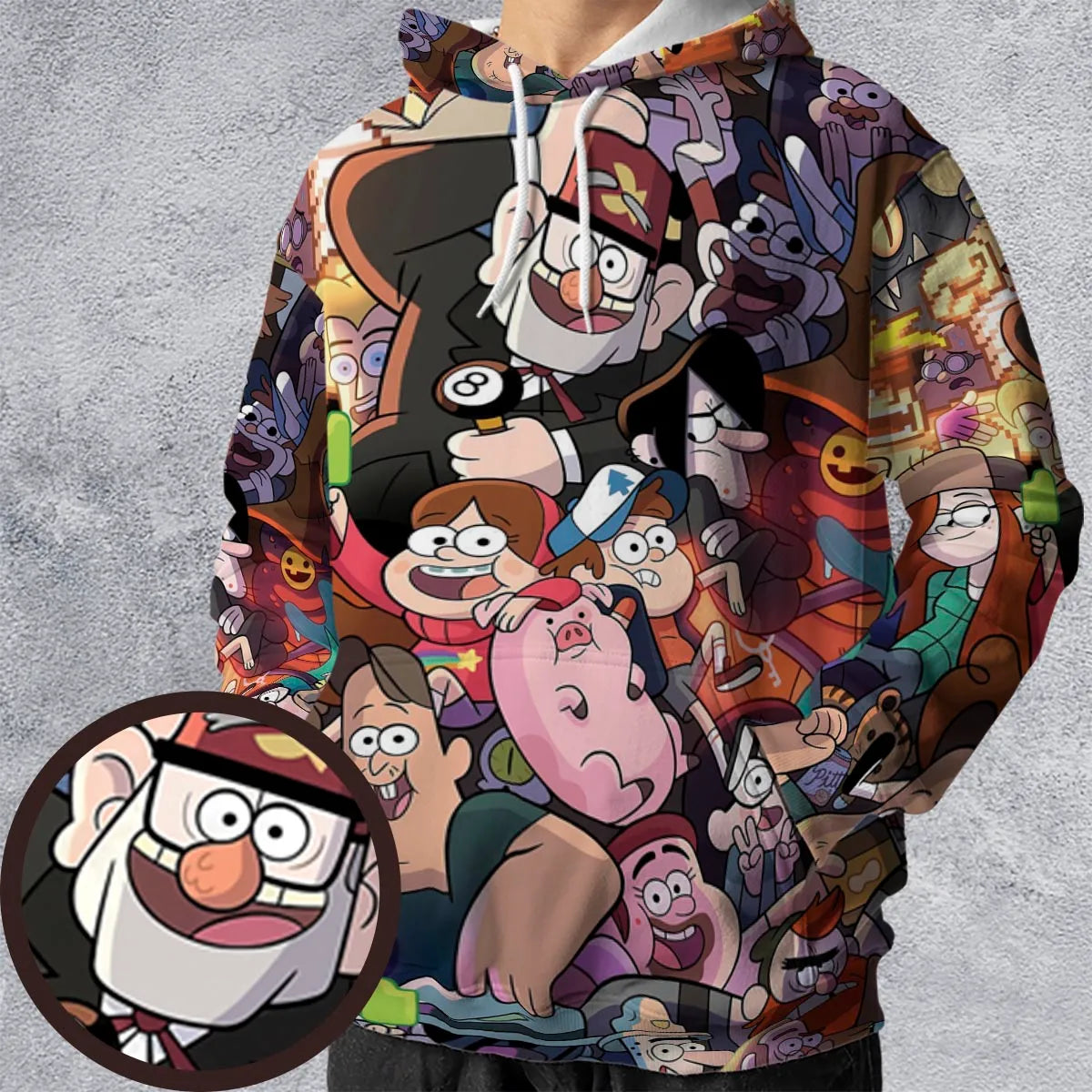 Full Print Hoodie - 7L2XSFQJ