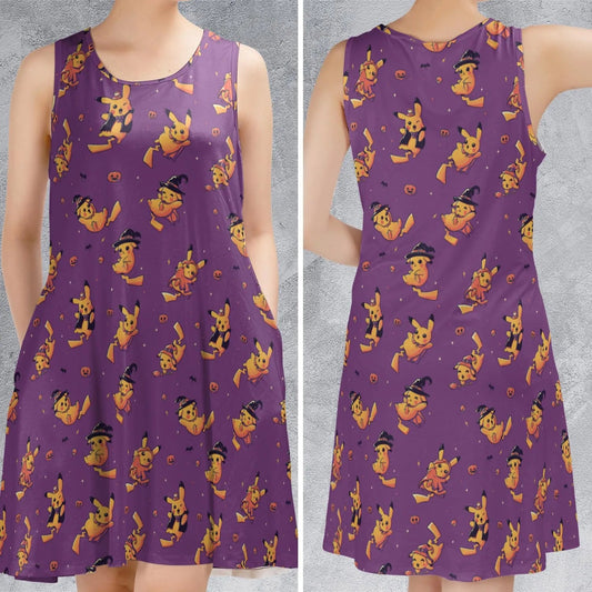 Casual Sleeveless Dress - CNVJYTJ2