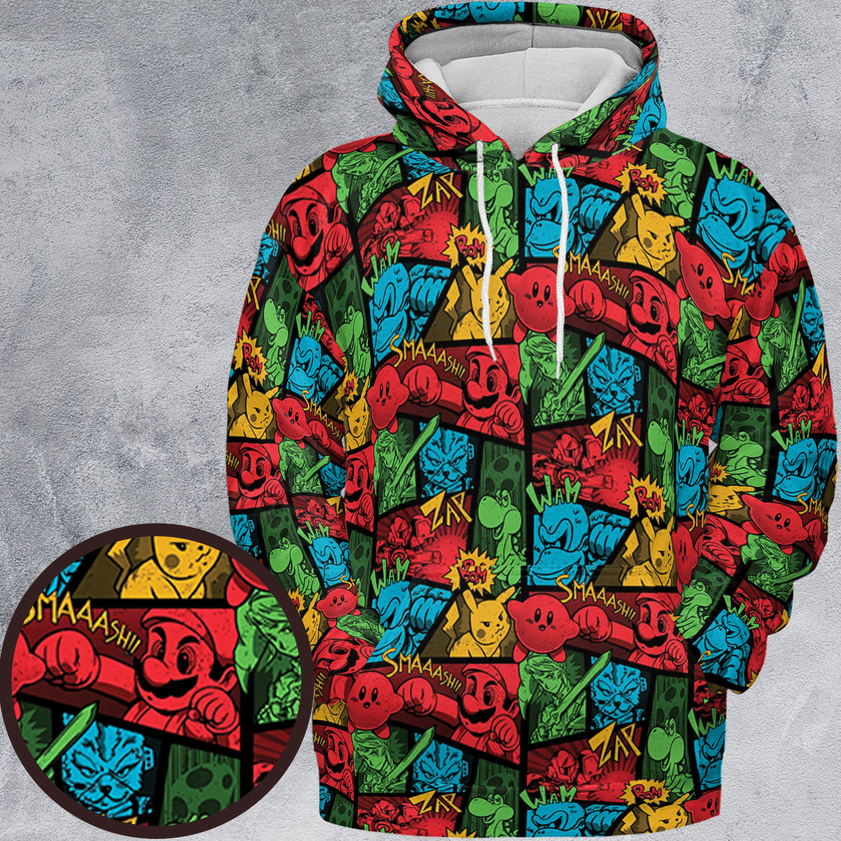 Full Print Hoodie - RCLWU3BK