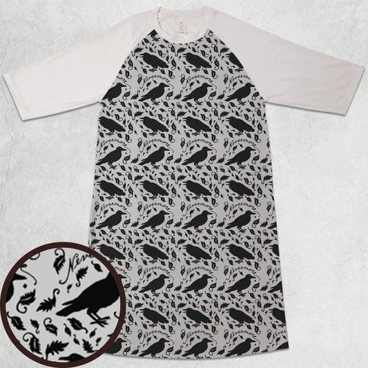 3/4 Sleeve Raglan Dress - JYS2WGMU