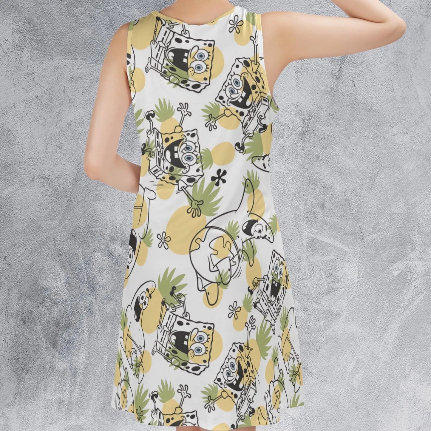 Casual Sleeveless Dress - W5SDY52X