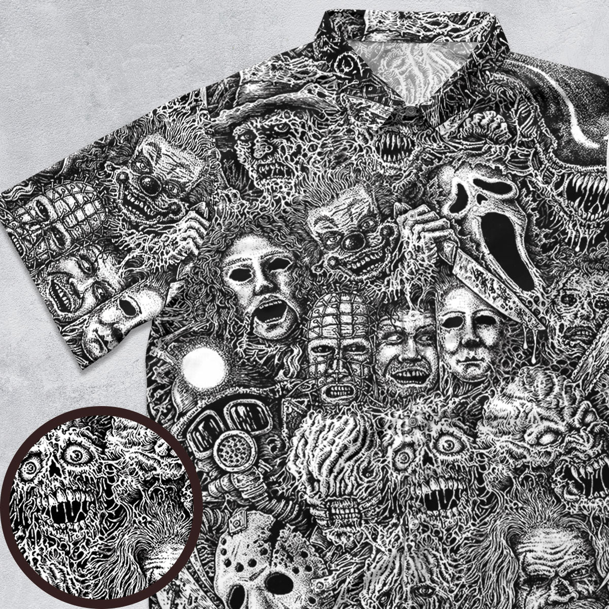 Short Sleeve Button Shirt - SP1WUZBT