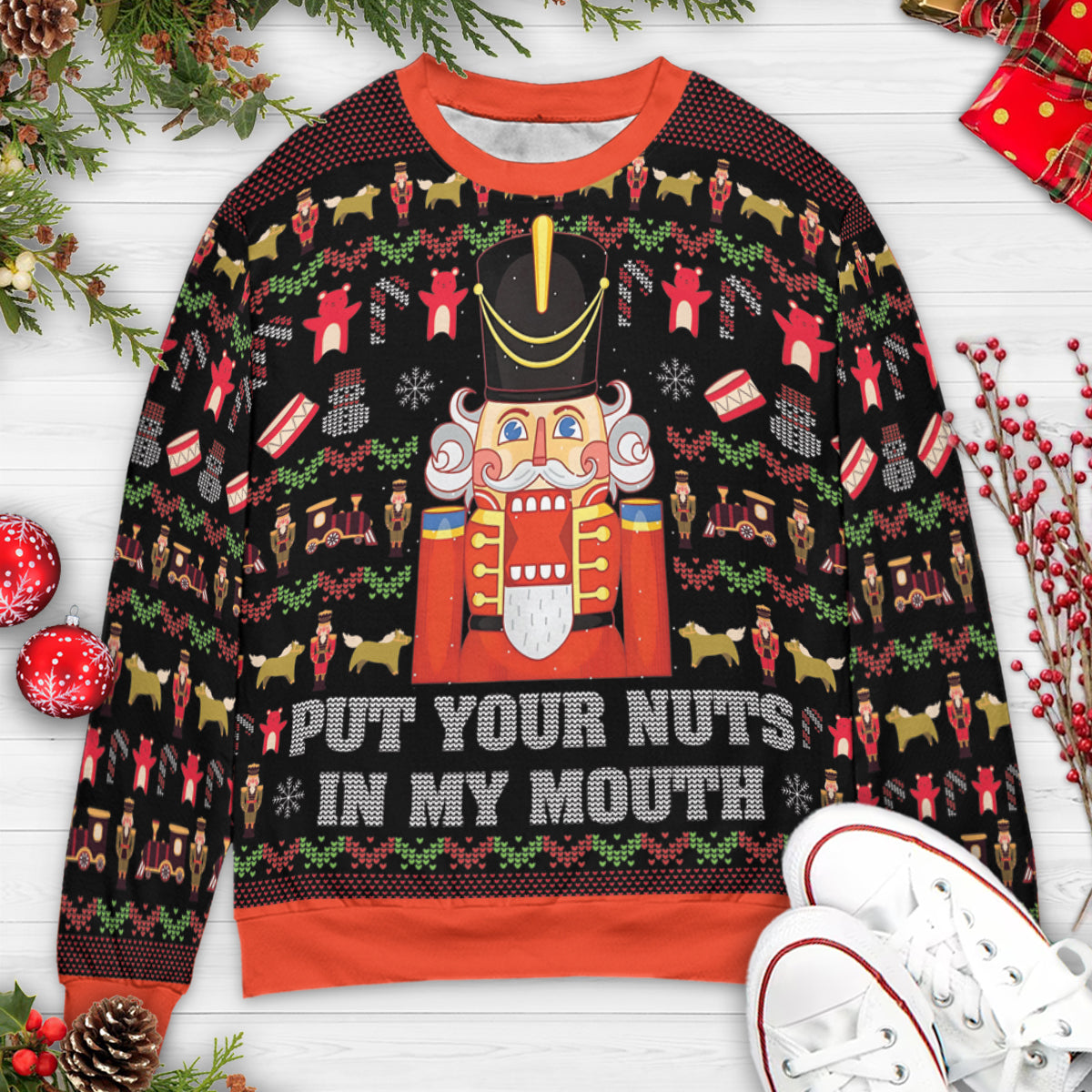 Ugly Christmas Sweatshirt - P8ELG6Z1